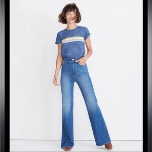 Madewell 11" High Rise Flare Jeans Women's Size 32